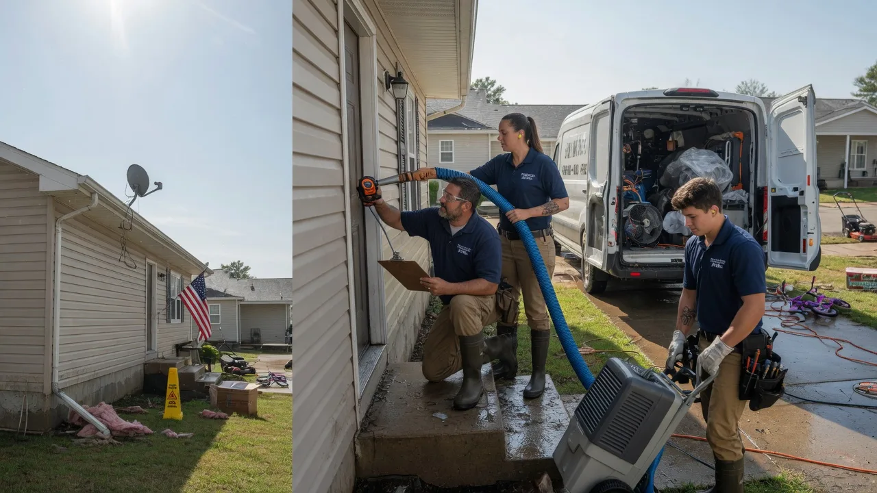 Ceiling Water Damage Restoration in Center, MO near me